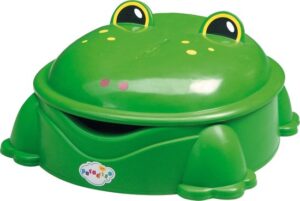 Zandbak groene kikker