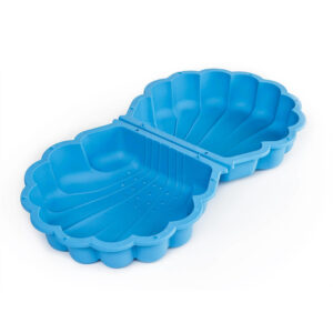 Zandbak schelp blauw